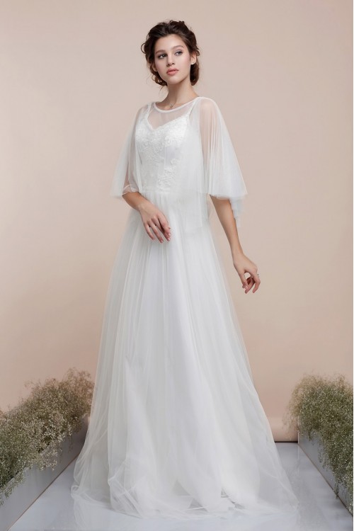 Свадебное платье Рита (белое) р.42-46