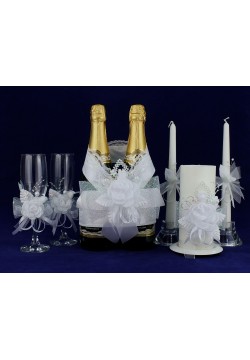 Комплект свадебный №50-3 белый