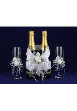 Комплект свадебный №50-4-1 белый