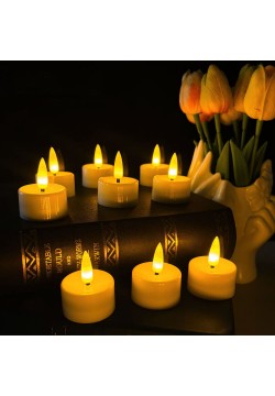 Свеча LED 3,6*4,5см мерцание, фитиль (тёплый белый свет)
