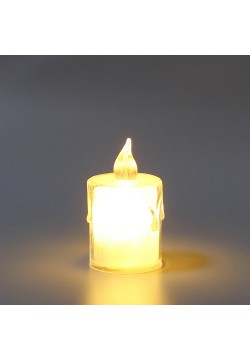 Свеча светодиодная "Блеск" 6,5*3,6 см (жёлтый свет)
