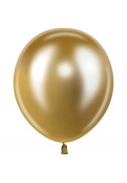 Шар без рисунка 12"/30см Хром Золото