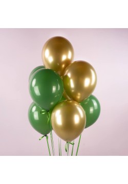 Шар без рисунка 12"/30см Хром Золото