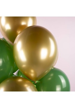 Шар без рисунка 12"/30см Хром Золото
