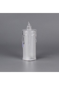 Свеча светодиодная "Блеск" 10*3,6 см (жёлтый свет)