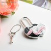 Замок свадебный с ключом "Ты + Я = Семья" 5*7 см