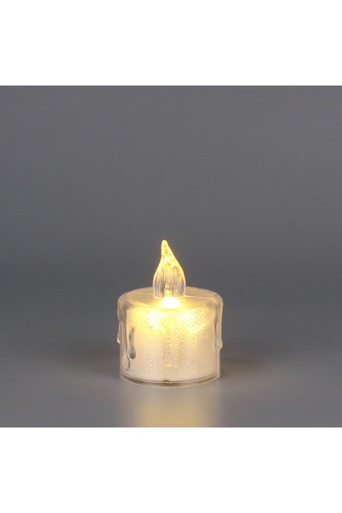 Свеча светодиодная "Блеск" 5*3,6 см (жёлтый свет)