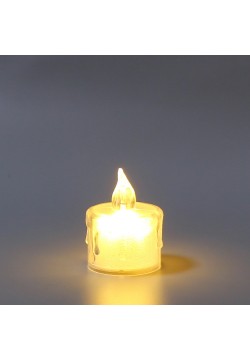 Свеча светодиодная "Блеск" 5*3,6 см (жёлтый свет)