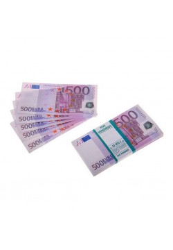 Сувенирная Пачка денег "500евро"