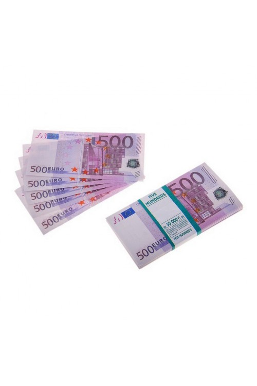 Сувенирная Пачка денег "500евро"