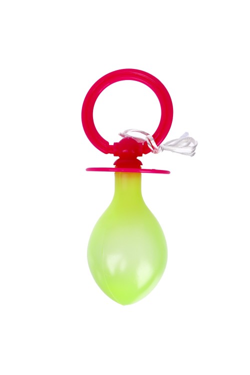 Соска-пищалка гигантская 20*9см розовая