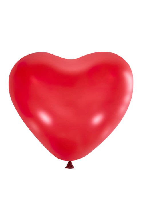 Шар Сердце без рисунка, CHERRY RED 12"/30см
