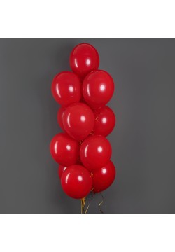 Шар без рисунка 12"/30см Пастель Красный королевский S29