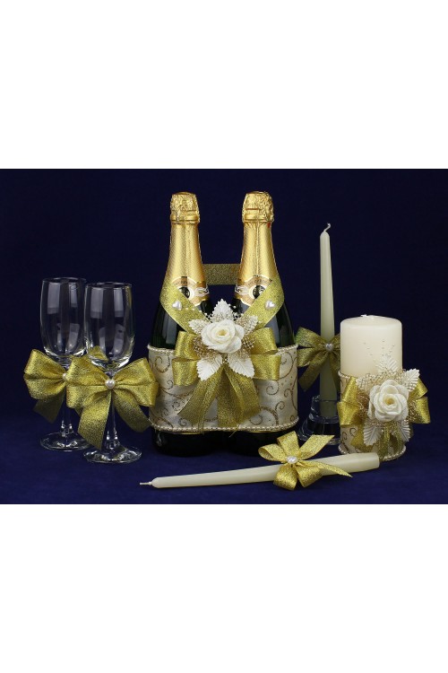 Комплект садебный №58-1 крем-золото