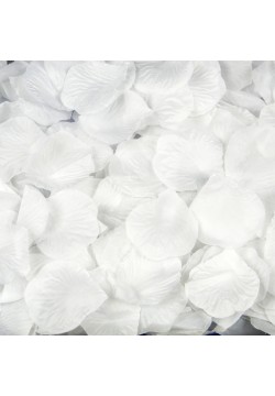 Лепестки роз (150шт) белые