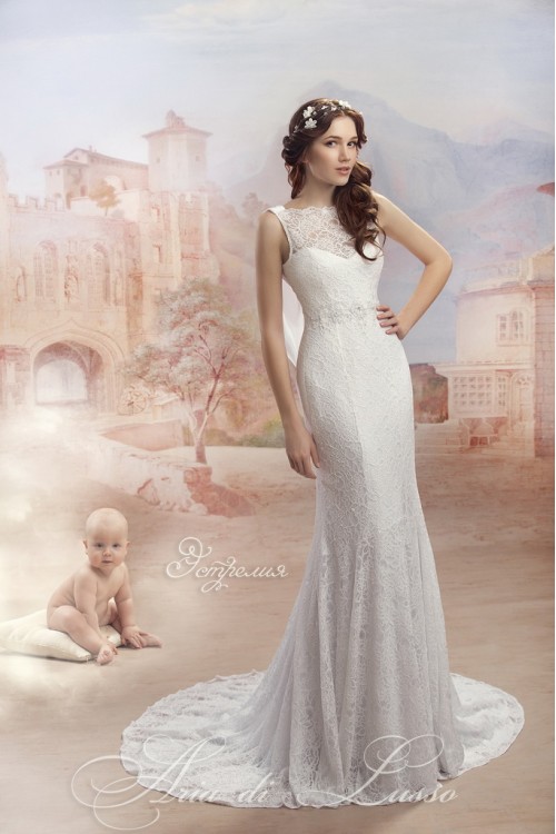 Свадебное платье Эстрелия (белое) р.44