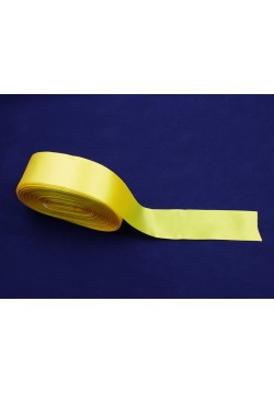 Лента метражом Креп-сатин 5см (жёлтый)