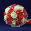 Букет-дублёр Розы латекс 3, (айвори-красный)