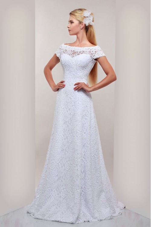 Свадебное платье Розабель (белое) р.40-44