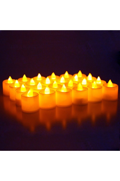 Свеча LED 4,5*3,5см (жёлтый свет)
