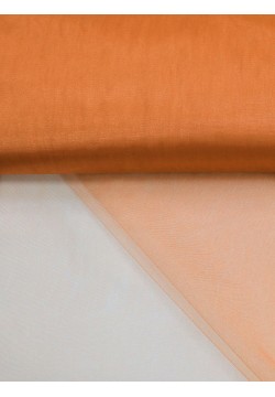 Фатин блестящий 3м оранжевый (1м/пог)