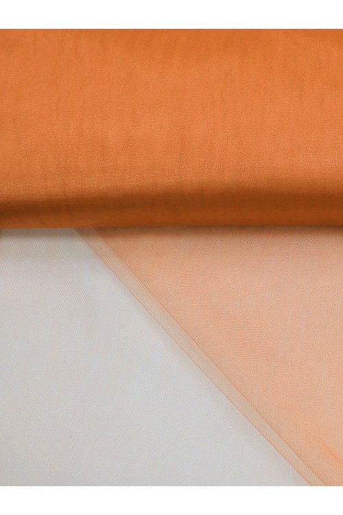 Фатин блестящий 3м оранжевый (1м/пог)