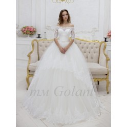 Свадебное платье Алисия, корд "+" (белое) р.48